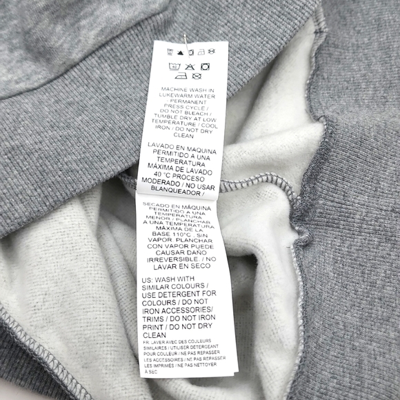 PUMA GREY SWEATSHIRT WITH HOODIE, UNISEX, MEDIUM SIZE - Picture 10 of 11